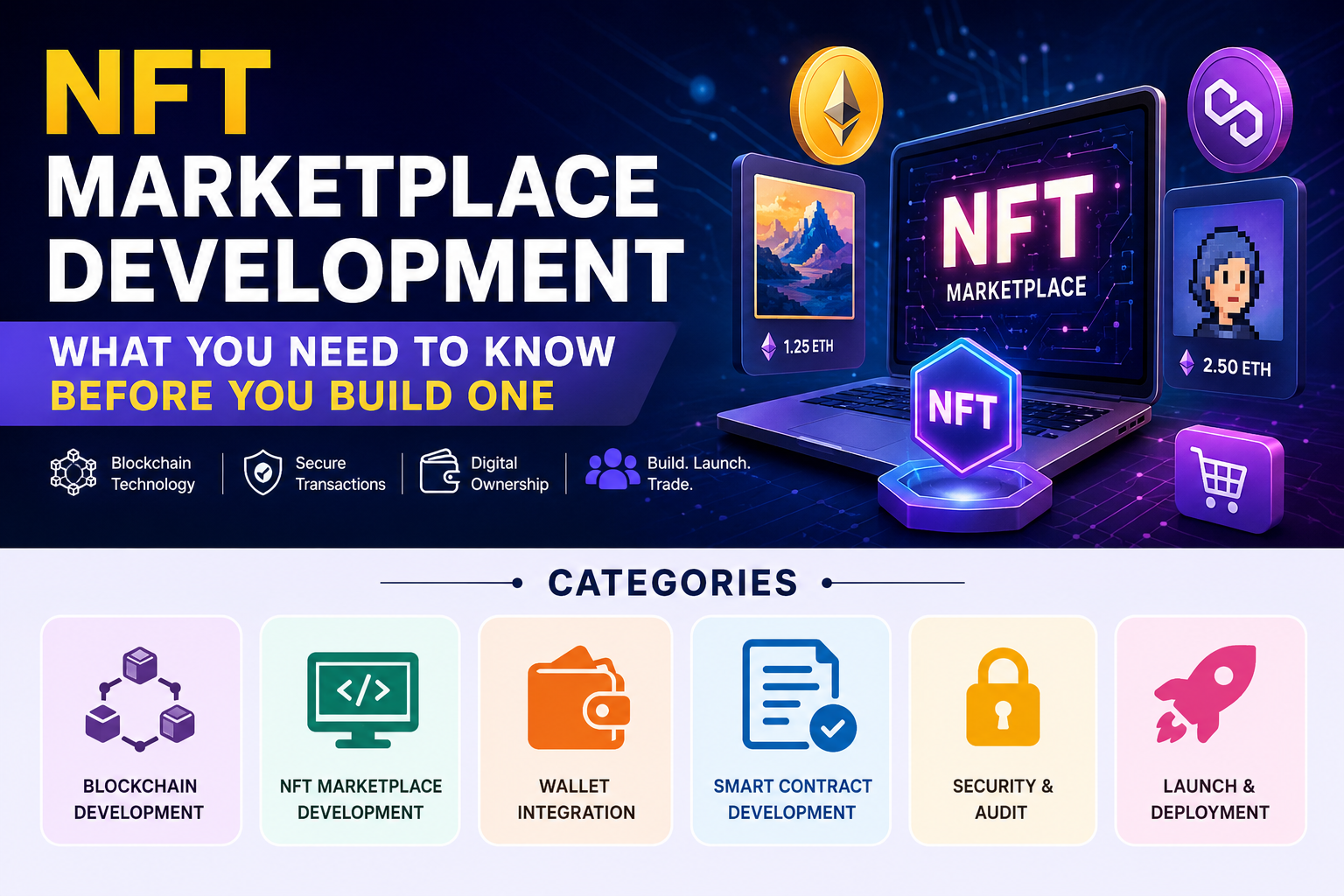 NFT Marketplace Development: What You Need to Know Before You Build One